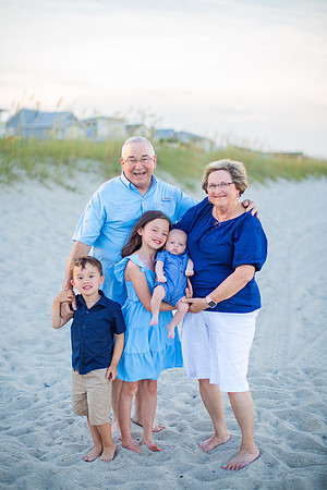 Family Beach Portrait Photography on Pleasure Island, NC:  Carolina Beach, Kure Beach, Fort Fisher