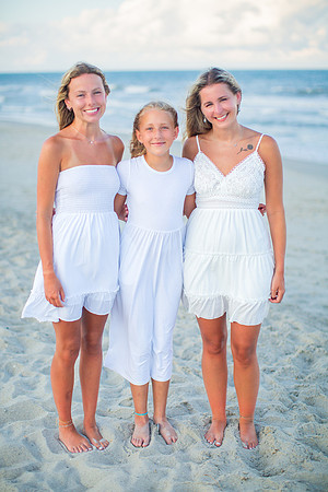 Family Beach Portrait Photography on Pleasure Island, NC:  Carolina Beach, Kure Beach, Fort Fisher
