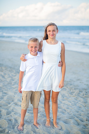 Family Beach Portrait Photography on Pleasure Island, NC:  Carolina Beach, Kure Beach, Fort Fisher