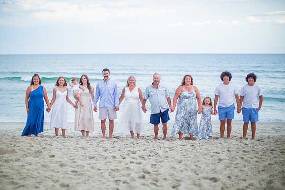 Family Beach Portrait Photography on Pleasure Island, NC:  Carolina Beach, Kure Beach, Fort Fisher