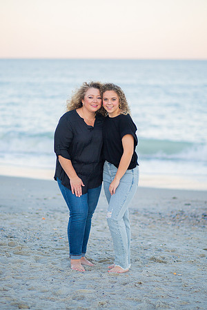Family Beach Portrait Photography on Pleasure Island, NC:  Carolina Beach, Kure Beach, Fort Fisher