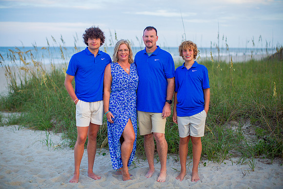 Family Beach Portrait Photography on Pleasure Island, NC:  Carolina Beach, Kure Beach, Fort Fisher
