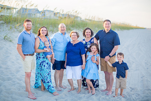 Family Beach Portrait Photography on Pleasure Island, NC:  Carolina Beach, Kure Beach, Fort Fisher