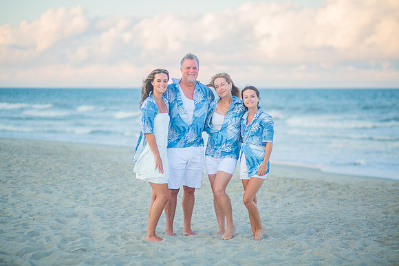 Family Beach Portrait Photography on Pleasure Island, NC:  Carolina Beach, Kure Beach, Fort Fisher