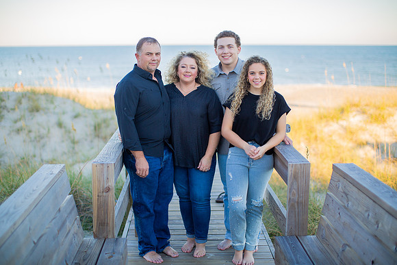 Family Beach Portrait Photography on Pleasure Island, NC:  Carolina Beach, Kure Beach, Fort Fisher