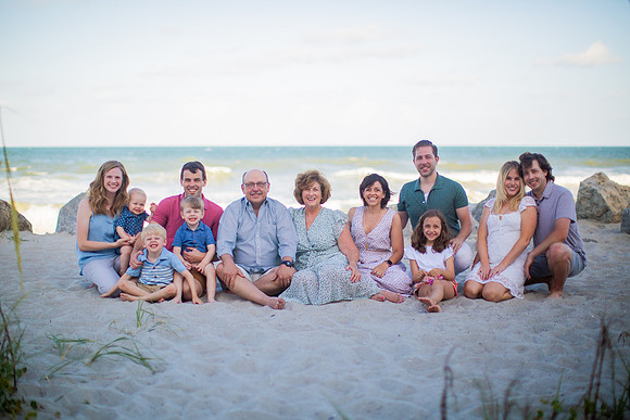 Family Beach Portrait Photography on Pleasure Island, NC:  Carolina Beach, Kure Beach, Fort Fisher