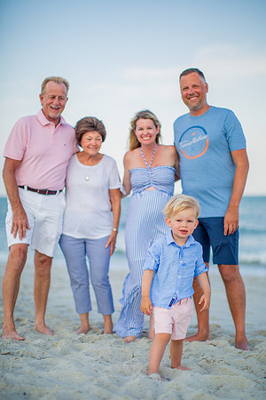 Family Beach Portrait Photography on Pleasure Island, NC:  Carolina Beach, Kure Beach, Fort Fisher