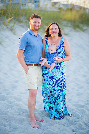 Family Beach Portrait Photography on Pleasure Island, NC:  Carolina Beach, Kure Beach, Fort Fisher