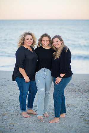 Family Beach Portrait Photography on Pleasure Island, NC:  Carolina Beach, Kure Beach, Fort Fisher