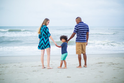 Family Beach Portrait Photography on Pleasure Island, NC:  Carolina Beach, Kure Beach, Fort Fisher
