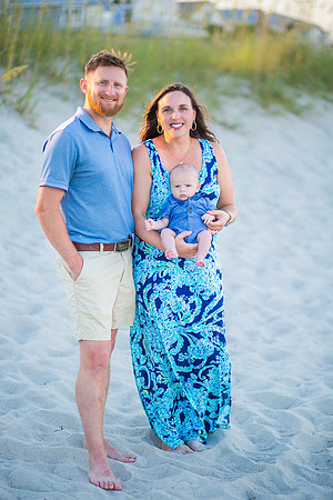Family Beach Portrait Photography on Pleasure Island, NC:  Carolina Beach, Kure Beach, Fort Fisher