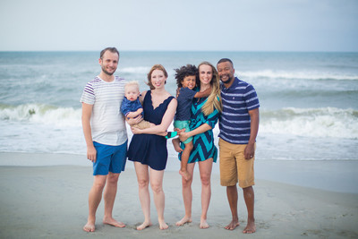 Family Beach Portrait Photography on Pleasure Island, NC:  Carolina Beach, Kure Beach, Fort Fisher