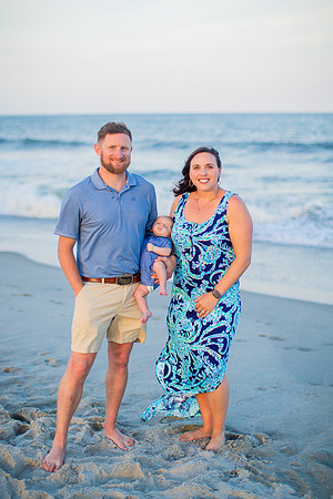 Family Beach Portrait Photography on Pleasure Island, NC:  Carolina Beach, Kure Beach, Fort Fisher
