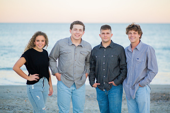 Family Beach Portrait Photography on Pleasure Island, NC:  Carolina Beach, Kure Beach, Fort Fisher