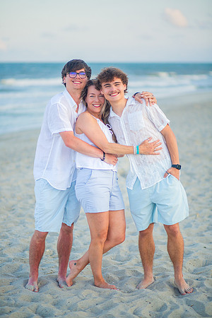 Family Beach Portrait Photography on Pleasure Island, NC:  Carolina Beach, Kure Beach, Fort Fisher
