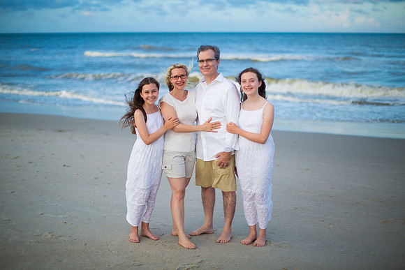 Family Beach Portrait Photography on Pleasure Island, NC:  Carolina Beach, Kure Beach, Fort Fisher