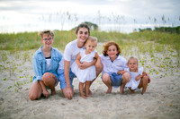 Family Beach Portrait Photography on Pleasure Island, NC:  Carolina Beach, Kure Beach, Fort Fisher