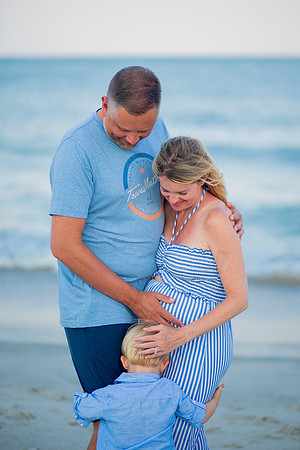 Family Beach Portrait Photography on Pleasure Island, NC:  Carolina Beach, Kure Beach, Fort Fisher