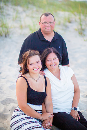 Family Beach Portrait Photography on Pleasure Island, NC:  Carolina Beach, Kure Beach, Fort Fisher