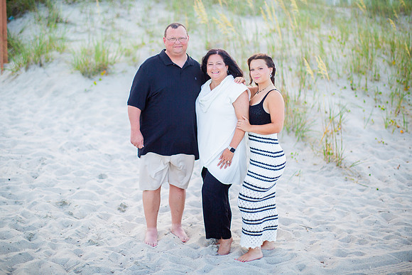 Family Beach Portrait Photography on Pleasure Island, NC:  Carolina Beach, Kure Beach, Fort Fisher