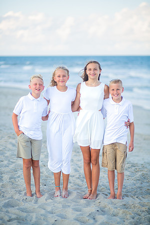 Family Beach Portrait Photography on Pleasure Island, NC:  Carolina Beach, Kure Beach, Fort Fisher