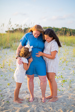 Family Beach Portrait Photography on Pleasure Island, NC:  Carolina Beach, Kure Beach, Fort Fisher