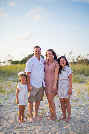 Family Beach Portrait Photography on Pleasure Island, NC:  Carolina Beach, Kure Beach, Fort Fisher