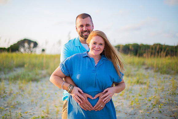 Family Beach Portrait Photography on Pleasure Island, NC:  Carolina Beach, Kure Beach, Fort Fisher