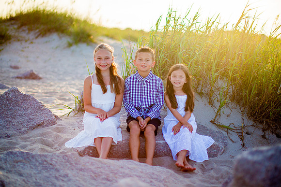 Family Beach Portrait Photography on Pleasure Island, NC:  Carolina Beach, Kure Beach, Fort Fisher