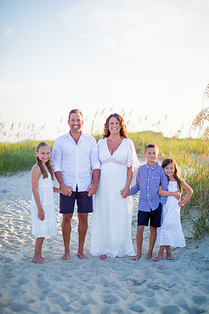 Family Beach Portrait Photography on Pleasure Island, NC:  Carolina Beach, Kure Beach, Fort Fisher