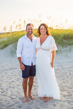 Family Beach Portrait Photography on Pleasure Island, NC:  Carolina Beach, Kure Beach, Fort Fisher