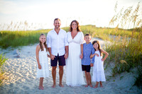 Family Beach Portrait Photography on Pleasure Island, NC:  Carolina Beach, Kure Beach, Fort Fisher