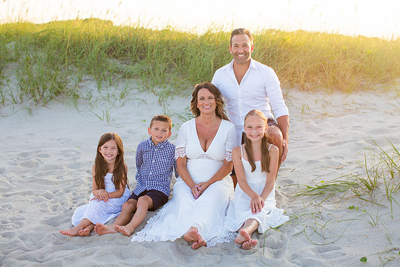 Family Beach Portrait Photography on Pleasure Island, NC:  Carolina Beach, Kure Beach, Fort Fisher