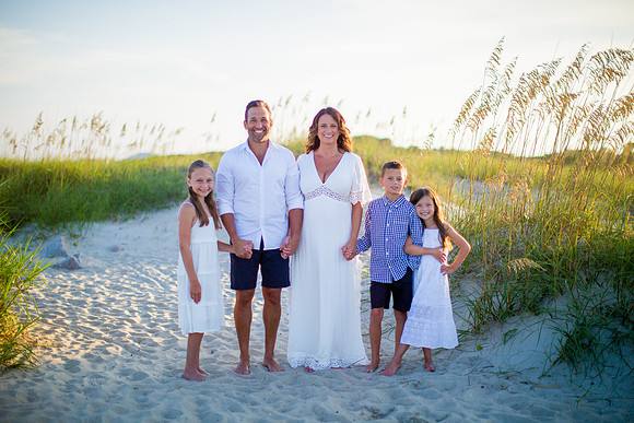 Family Beach Portrait Photography on Pleasure Island, NC:  Carolina Beach, Kure Beach, Fort Fisher