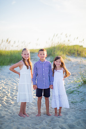 Family Beach Portrait Photography on Pleasure Island, NC:  Carolina Beach, Kure Beach, Fort Fisher