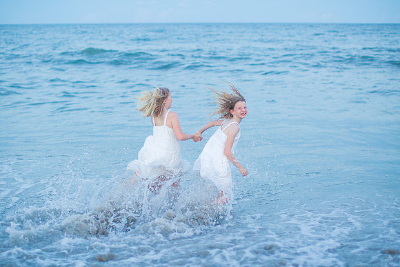 Family Beach Portrait Photography on Pleasure Island, NC:  Carolina Beach, Kure Beach, Fort Fisher