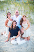 Family Beach Portrait Photography on Pleasure Island, NC:  Carolina Beach, Kure Beach, Fort Fisher