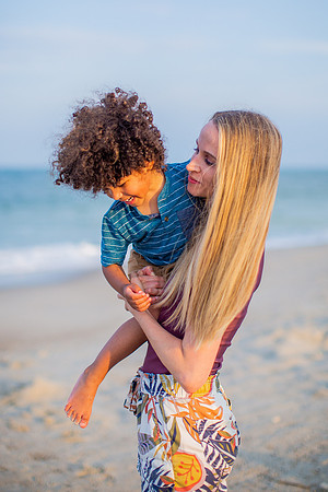 Family Beach Portrait Photography on Pleasure Island, NC:  Carolina Beach, Kure Beach, Fort Fisher