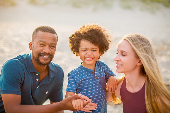 Family Beach Portrait Photography on Pleasure Island, NC:  Carolina Beach, Kure Beach, Fort Fisher