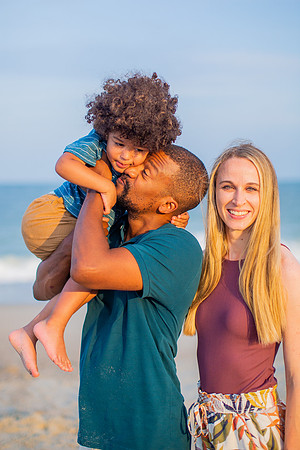 Family Beach Portrait Photography on Pleasure Island, NC:  Carolina Beach, Kure Beach, Fort Fisher