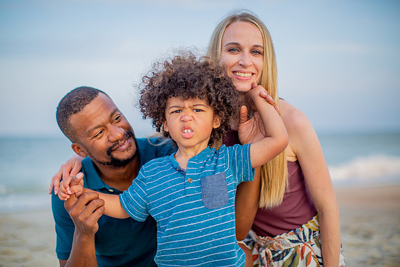 Family Beach Portrait Photography on Pleasure Island, NC:  Carolina Beach, Kure Beach, Fort Fisher