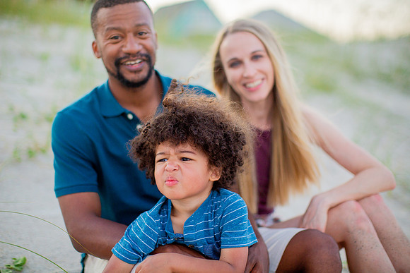 Family Beach Portrait Photography on Pleasure Island, NC:  Carolina Beach, Kure Beach, Fort Fisher