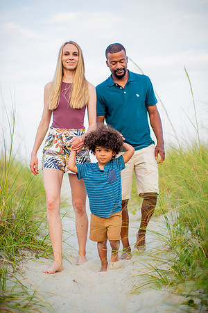 Family Beach Portrait Photography on Pleasure Island, NC:  Carolina Beach, Kure Beach, Fort Fisher