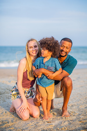 Family Beach Portrait Photography on Pleasure Island, NC:  Carolina Beach, Kure Beach, Fort Fisher