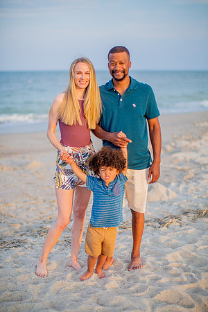 Family Beach Portrait Photography on Pleasure Island, NC:  Carolina Beach, Kure Beach, Fort Fisher