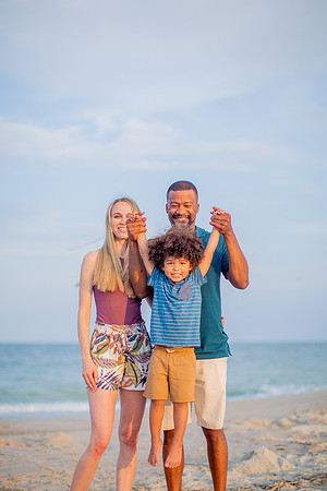 Family Beach Portrait Photography on Pleasure Island, NC:  Carolina Beach, Kure Beach, Fort Fisher
