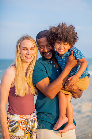 Family Beach Portrait Photography on Pleasure Island, NC:  Carolina Beach, Kure Beach, Fort Fisher