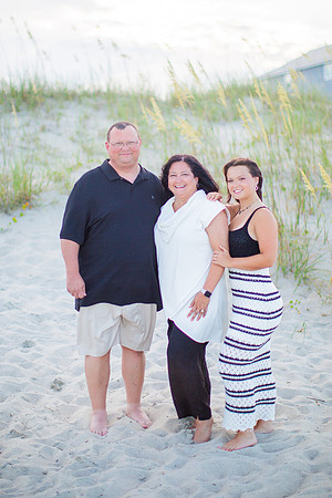 Family Beach Portrait Photography on Pleasure Island, NC:  Carolina Beach, Kure Beach, Fort Fisher