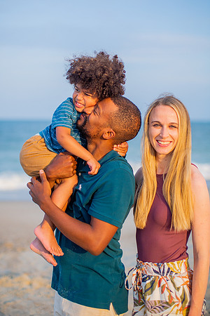 Family Beach Portrait Photography on Pleasure Island, NC:  Carolina Beach, Kure Beach, Fort Fisher