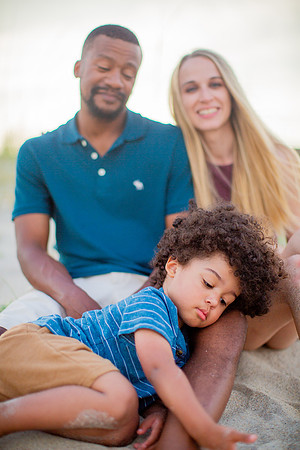 Family Beach Portrait Photography on Pleasure Island, NC:  Carolina Beach, Kure Beach, Fort Fisher